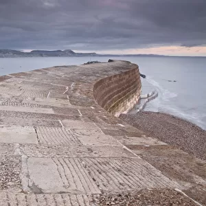 The Cobb harbour wall at Lyme Regis