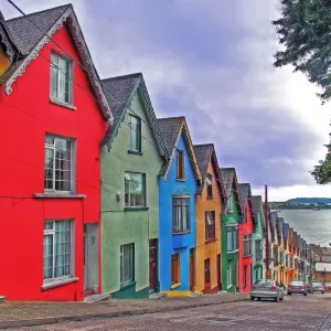 Cobh Ireland Colorful Painted Houses Print Cobh Ireland Colorful Painted Houses Print