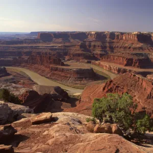 Colorado river through canyon