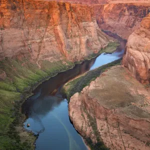 Colorado River flowing around Horseshoe Bend, Arizona, USA Colorado River flowing around Horseshoe Bend, Arizona, USA