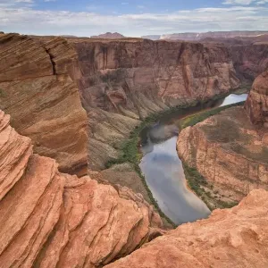 The Colorado River At Horseshoe Bend The Colorado River At Horseshoe Bend
