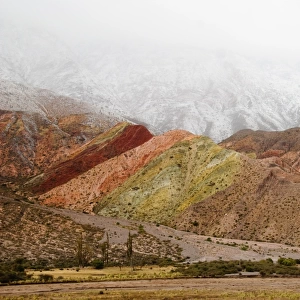 the colorful hills near purmamarca in northwest argentina