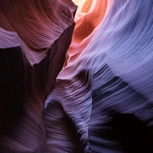 Colorful Lower Antelope canyon, USA