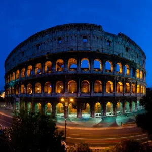 The Colosseum Rome Print - Ancient Roman Landmark