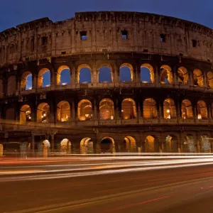 Colosseum at night