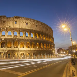 The Colosseum by night, Rome, Lazio, Italy