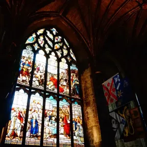 Colourful Interior Saint Giles Cathedral, Edinburgh, United Kingdom Colourful Interior Saint Giles Cathedral, Edinburgh, United Kingdom