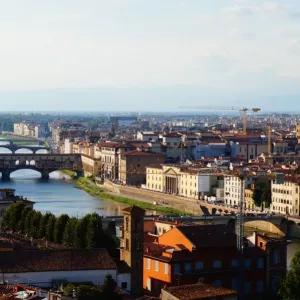 Colourful Ponte Vecchio Bridge Print