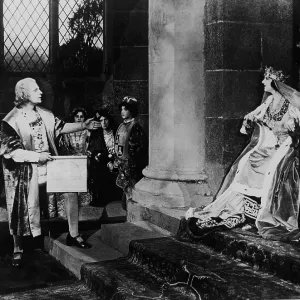 Columbus Appeals To Isabella In Film Still Columbus Appeals To Isabella In Film Still