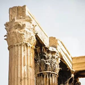 Column in the Agora of Athens, Greece