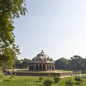 Complete view of Isa Khan Niyazis Garden Tomb