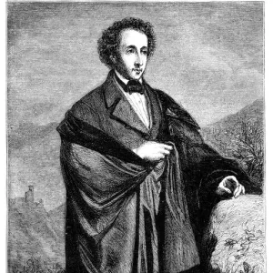 Composer Felix Mendelssohn Bartholdy from 1866