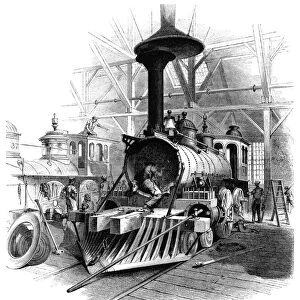 Constructing a late 19th century American steam locomotive