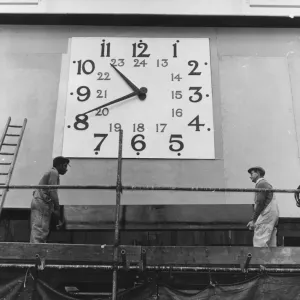 Continental Clock Print - 24-Hour Station Timepiece