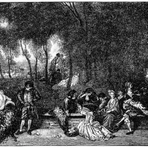 Conversation in the Open Air by Jean-Antoine Watteau (1684-1721) Conversation in the Open Air by Jean-Antoine Watteau (1684-1721)