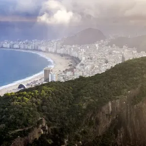 Above Copacabana Beach Above Copacabana Beach