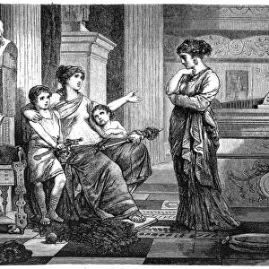 Cornelia, the Mother of the Gracchi, Showing Her Sons as Her Jewels