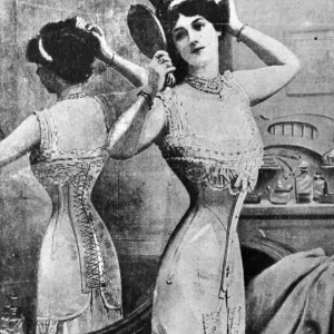 Prints of Fashion Trends Through Time Prints: Corsetry