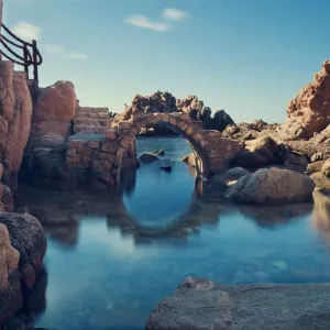 Costa Paradiso Small Bridge Rock Print Costa Paradiso Small Bridge Rock Print