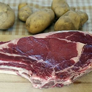 Cote de boeuf, beef cutlet, meat dish popular in France