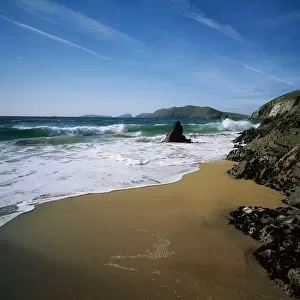 Coumeenole Beach, Slea Head, Dingle Peninsula, Blasket Islands, County Kerry, Ireland