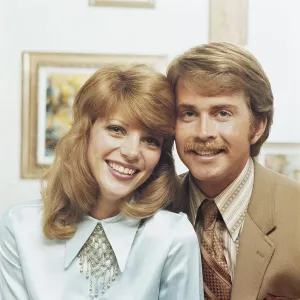 Couple smiling, portrait