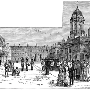 The Courtyard of Dublin Castle (Victorian engraving) The Courtyard of Dublin Castle (Victorian engraving)