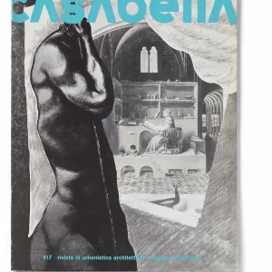 "Cover of Casabella, N. 417, September 1976, 20th Century, graphic, 31 x 24, 5 cm"