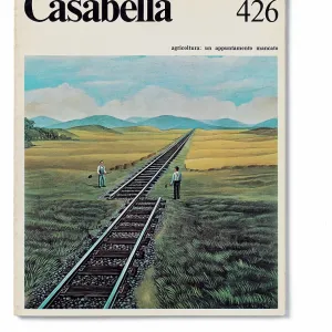 "Cover of Casabella, N. 426, June 1977, 20th Century, graphic, 31 x 24, 5 cm"