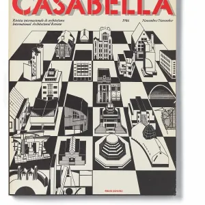 "Cover of Casabella, N. 529, November 1986, 20th Century, graphic, 31 x 28 cm"