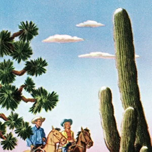 Cowboys in the desert