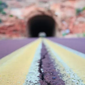 Cracking up road