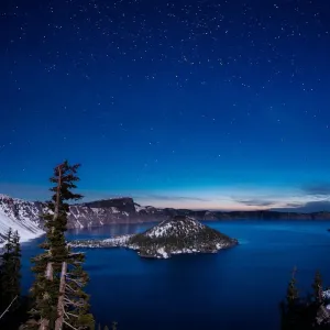 Crater Lake under Stars Crater Lake under Stars