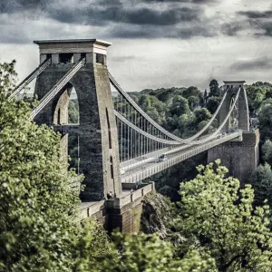 Una imagen creativa con un campo de profundidad superficial de la Puente de Suspensión Clifton, Bristol. Una imagen creativa con un campo de profundidad superficial de la Puente de Suspensión Clifton, Bristol.