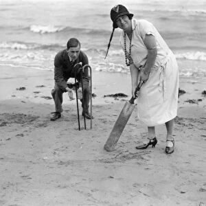 Cricket On Beach