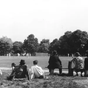 Wimbledon Common Cricket Match Print Wimbledon Common Cricket Match Print