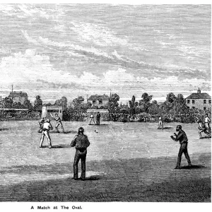 Cricket at The Oval c1855