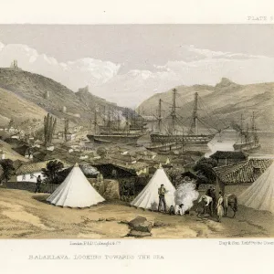 Crimean War - Balaklava, looking towards the sea