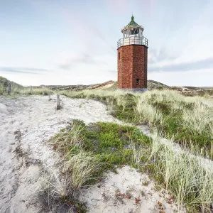 Cross Light Print - Lighthouse on Sylt Island Coast