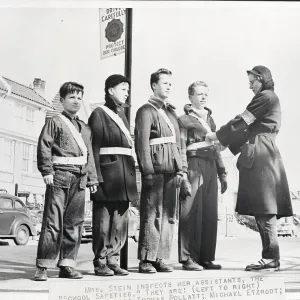 Crossing Guard with Student Assistants Crossing Guard with Student Assistants