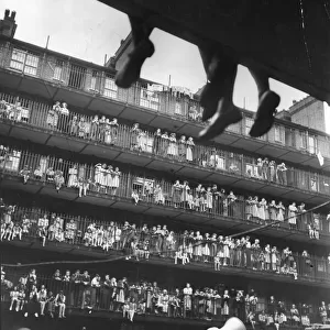 Crowd Scene at a Central London Housing Estate