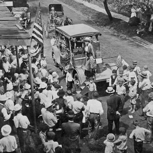 Crowd Watching Suffragists Crowd Watching Suffragists