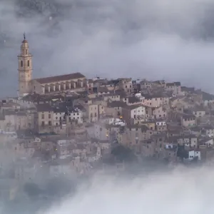 Crowded Houses Surrounded By Fog Crowded Houses Surrounded By Fog