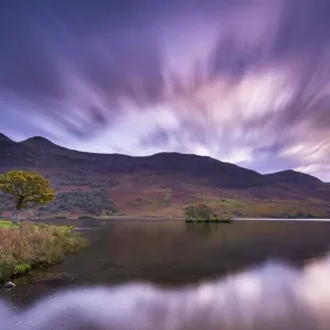 Crummock water in autumn with a long exposure, Lake District. UK Crummock water in autumn with a long exposure, Lake District. UK
