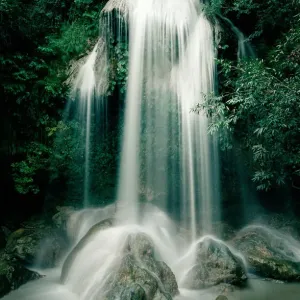 Cuba, Pinar del Rio, waterfall