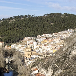 Cuenca is a UNESCO World Heritage site, Sight of a part of the ancient city