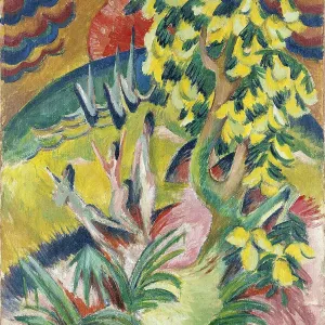 Curving Bay, c. 1914. Artist: Kirchner, Ernst Ludwig (1880-1938) Curving Bay, c. 1914. Artist: Kirchner, Ernst Ludwig (1880-1938)
