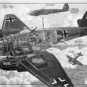 Cutaway Of A Heinkel He 111 Cutaway Of A Heinkel He 111
