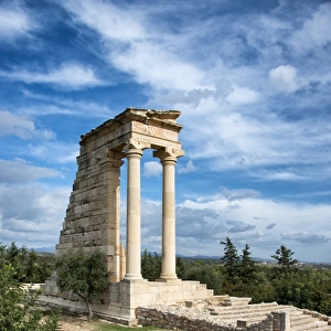 Cyprus, Kourion, reconstructed Temple of Apollo