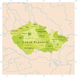 Czech Republic Vector Map